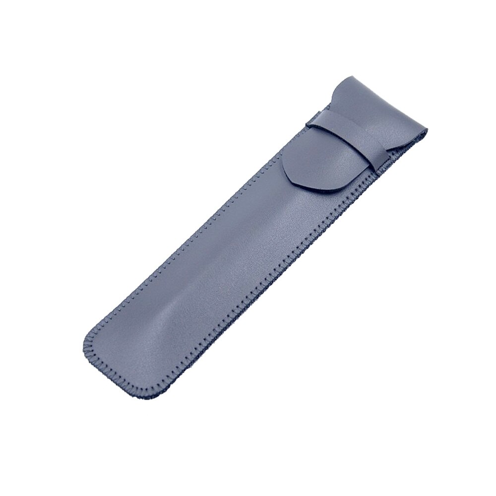 Leather Case Sleeve Bag For Surface Pro Pen 3/4/5/6/7 Protective Cover Holder Carrying Pouch For Surface Pro Touch Pen Case: Grey Leather Case