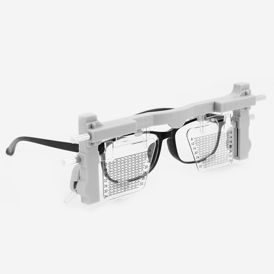 Optisk udstyr ce godkendt cp -9 ph pd pupil højde afstand meter briller lineal justerbar pupilometer med aluminium boks
