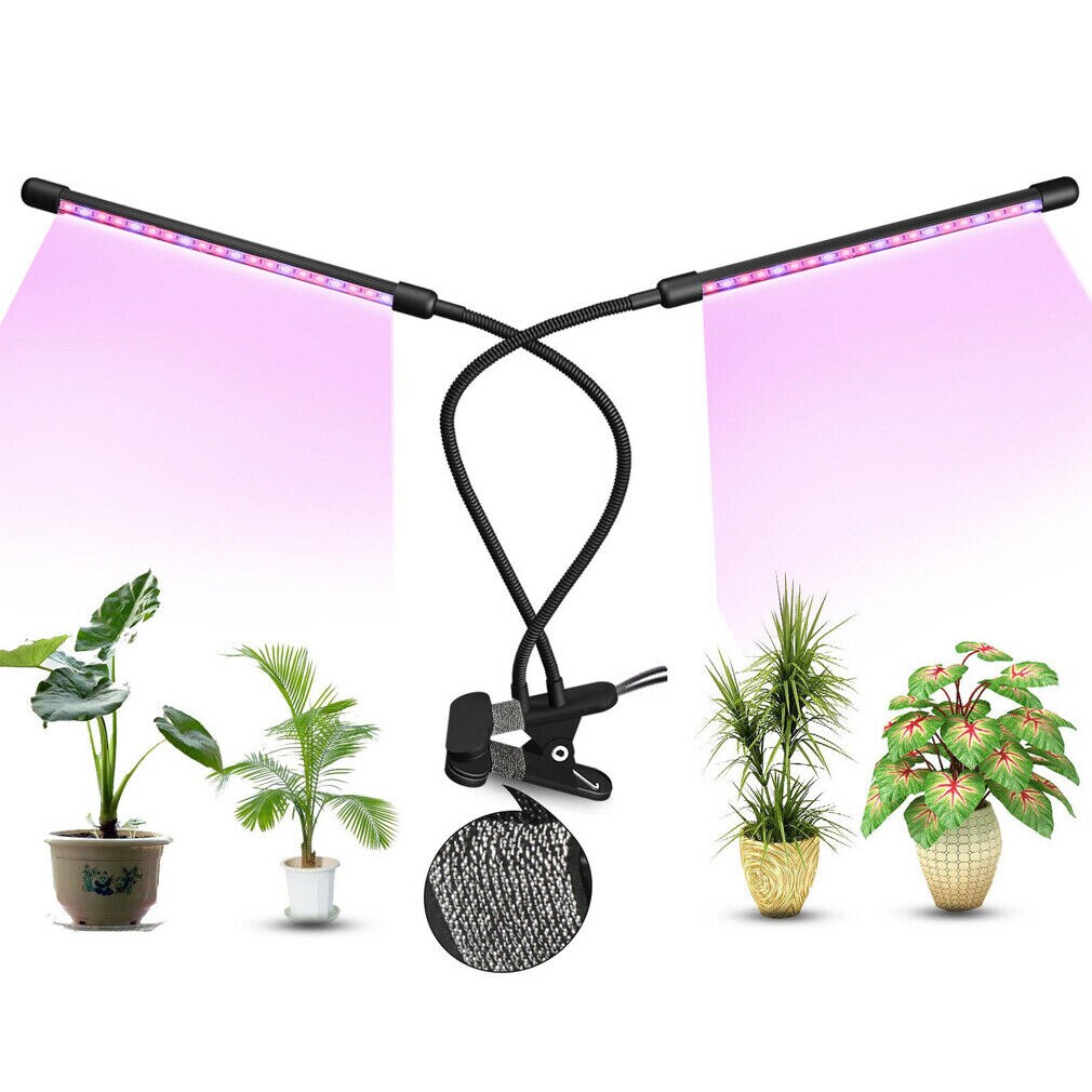 Hydroponic Timing LED Clip Growth Light Plant Lamp Full Spectrum waterproof Indoor Outdoor plant Promote growth lamp grow tent