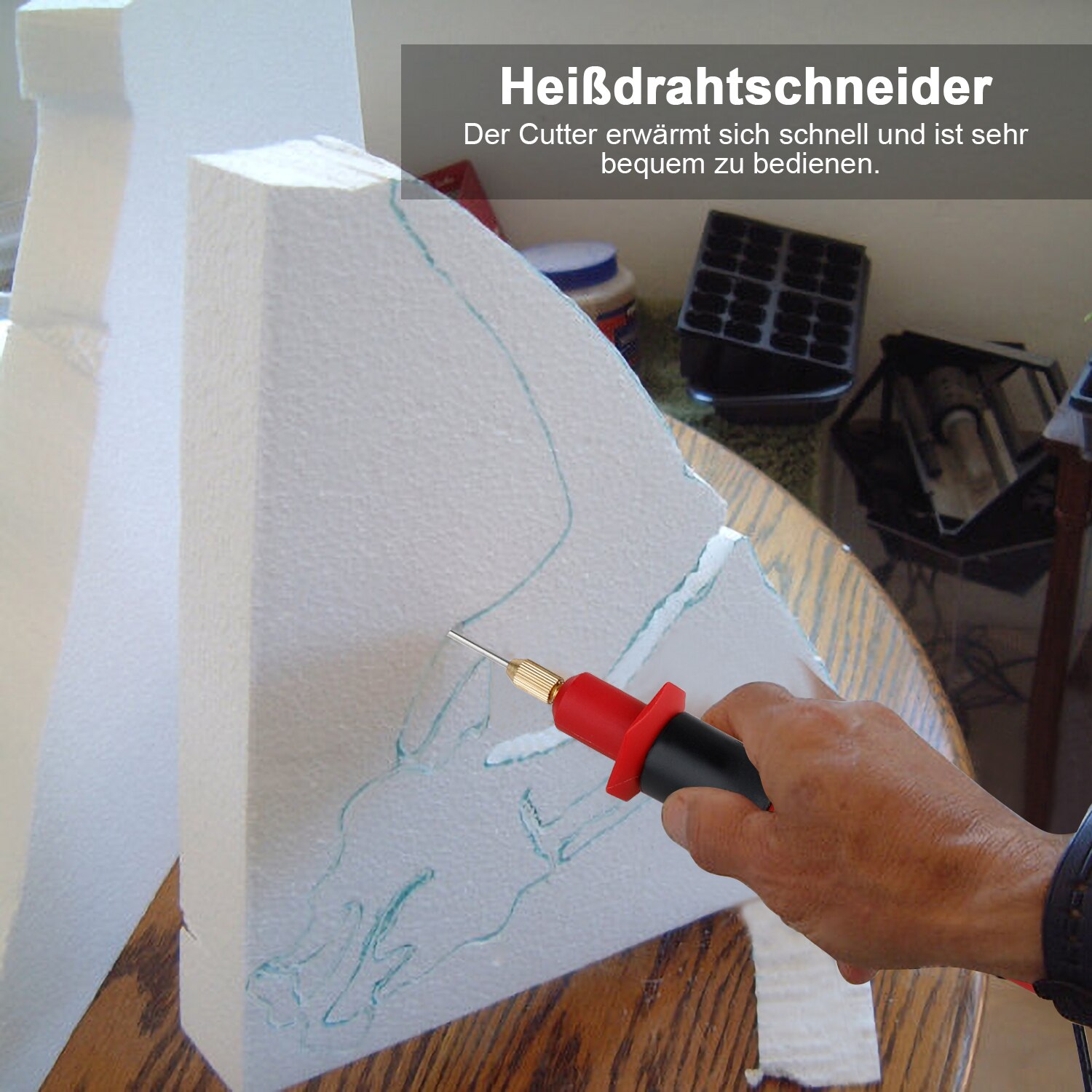 Electric Foam Cutter Foam Cutter Pen Polystyrene Cutting Machine Portable Foam Accessories Electric Supplies Styrofoam Cutter