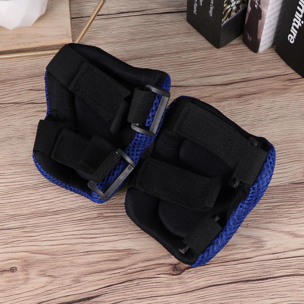 6pcs in 1 Set Adults Roller-skate Protection Gear Skiing Roller Protector Sports Protectors Kit Skateboard Bike Riding Knee Pad