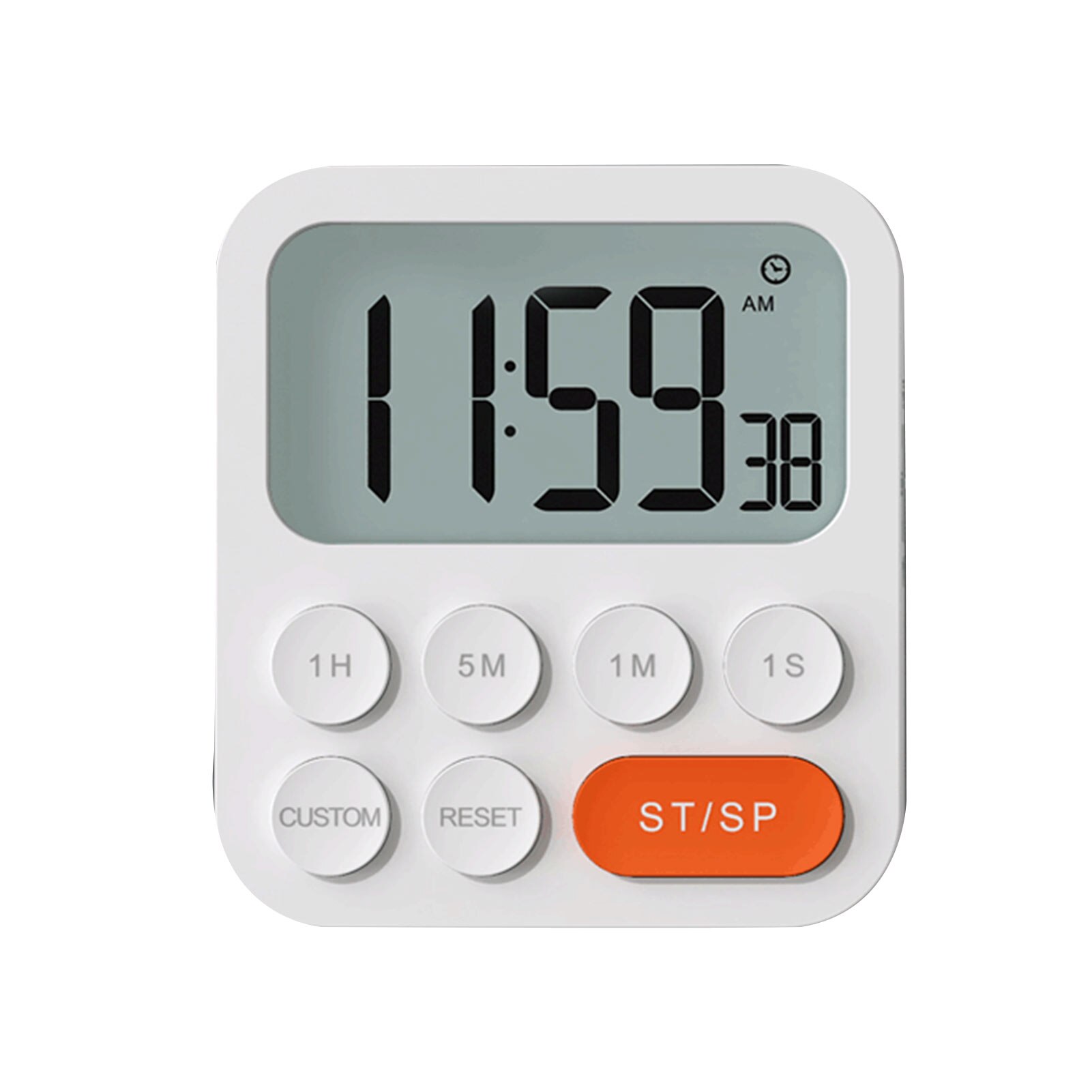 Home Kitchen Tool Counts Down Up Alarm Clock Portable Digital Timer LCD Display Desktop Magnetic ABS For Kids Big Screen