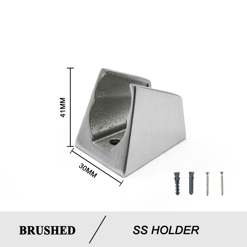 Brushed Steel Douche Kit Hand Held Bidet Sprayer Portable Toilet Bidet Faucet Shattaf Valve Jet Set Bathroom Hygienic Shower: Bracket Only