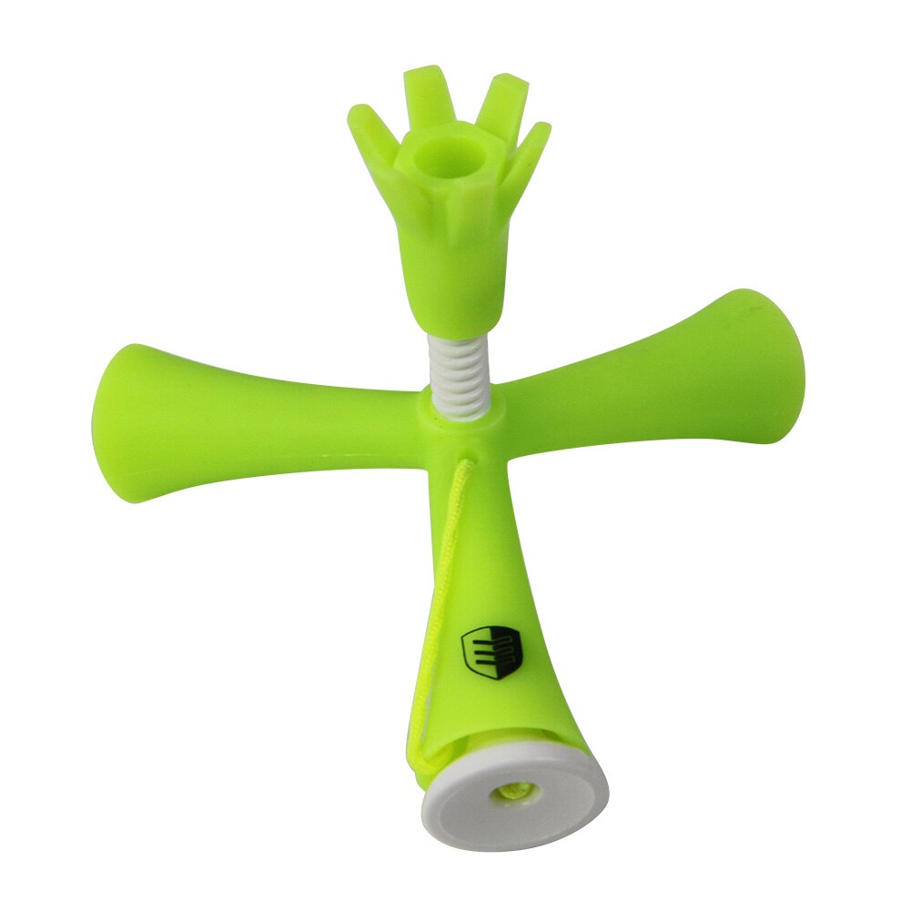 Té de Golf de Golf Golf Triangle Té de Fourche Réglable Télescopique Té de Golf Ballon D'entraînement Té de Golf Porte-Balle Tees De Golf En Plein Air Té: Green