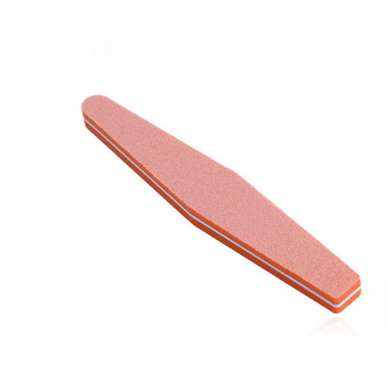 100/180 Nail Files Double Side Nail Buffer Nail File Trimmer Nail Buffers Slim Thick Nail Tools Manicure Supplies: 1PCS   ORANGE