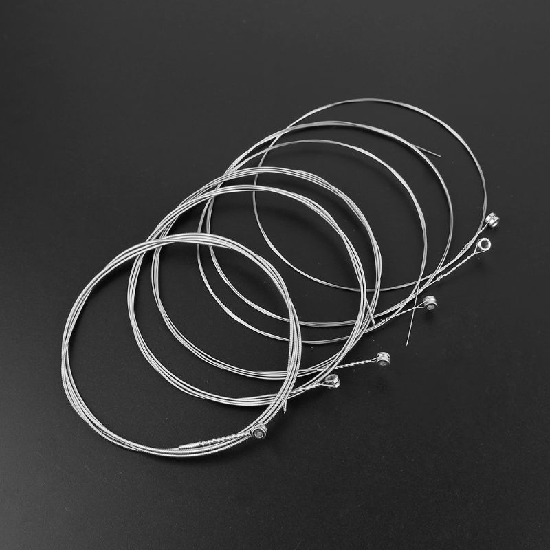 6pcs/set E101 Electric Guitar Strings Steel Core Nickel Alloy Wound (.010-.046) K4UC