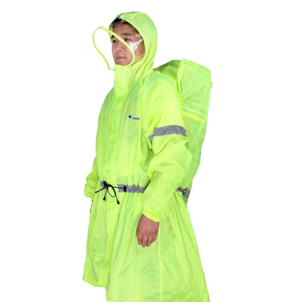 Outdoor raincoat Backpack Rain Cover One-piece rain poncho cape unisex Hiking Camping Rainwear jacket