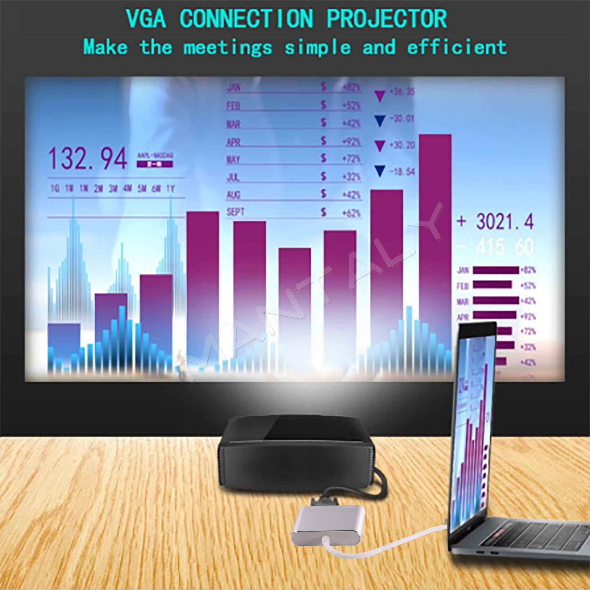 VGA HDMI docking station HUB dock station laptop adapter macbook hard driver docking external for computer TV Projector