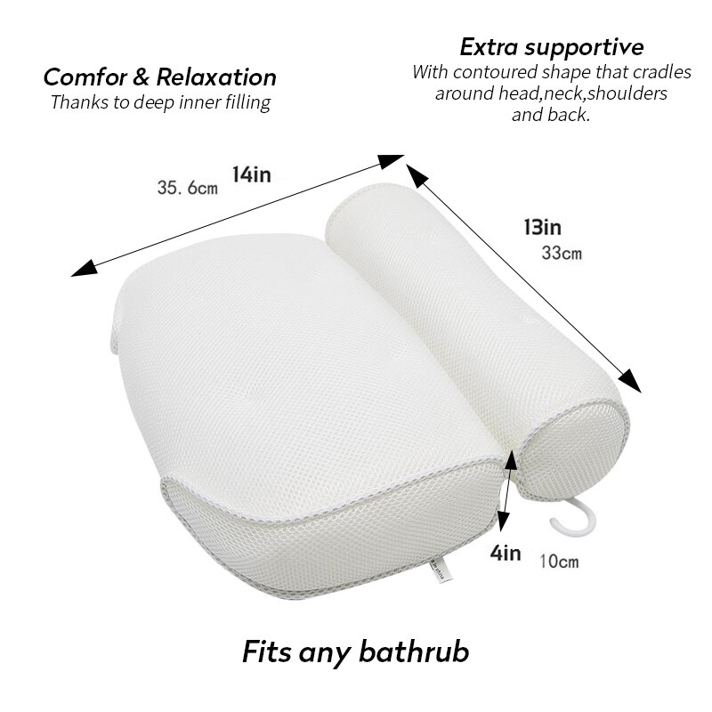 Spa Bad Kussen Bad Kussen Bad Kussen Bad Kussen Bad Nekkussen Bad Nek Massage Kussen Bad Accessoires