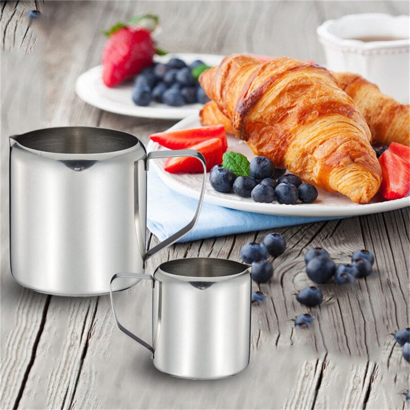 SEAAN Europese Stijl Bloem Melk Cup Multi-standaard Rvs Koffiezetapparaat Sumas Melk Cup Melk Tank Melk Pot coffe Gereedschap