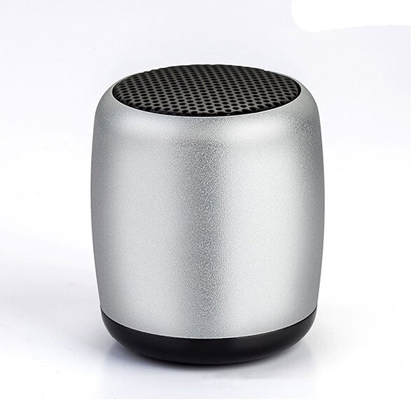 BM3 TWS Metal Super Mini Wireless Bluetooth Speaker Portable Small Pocket Size with Selfie Remote Control: silver