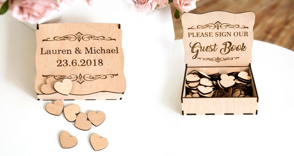 Wooden Wedding Fishtank Guest Book, Sea themed party Box,fishes Guest Book Alternative, wedding Guest Book.