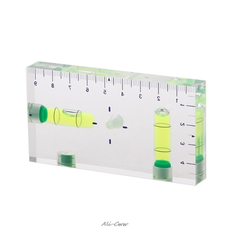 High Precision Transparent Two Direction Magnetic Level Bubble Mini Spirit Level