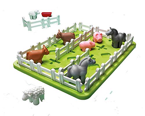 Smart Games-Order Op Boerderij, Educatief Spel, Kinderen Speelgoed, Multicolor (Lúdilo SG091ES)