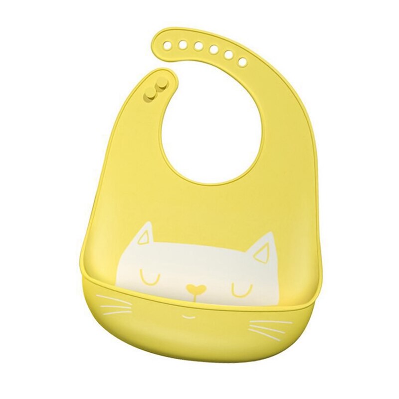 Baby Lätzchen Silikon Einstellbare Ebene Bild Wasserdicht Speichel Tropft Lätzchen Weiche Essbare Speichel Handtuch sabbern Baby Schal: Licht Braun