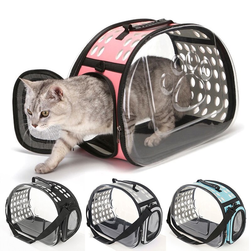 Opvouwbare draagtassen voor katten, reistassen voor honden, kattenrugzakken, ruimtecapsules, kooien, draagbare kattentas voor het vervoeren van huisdieren.