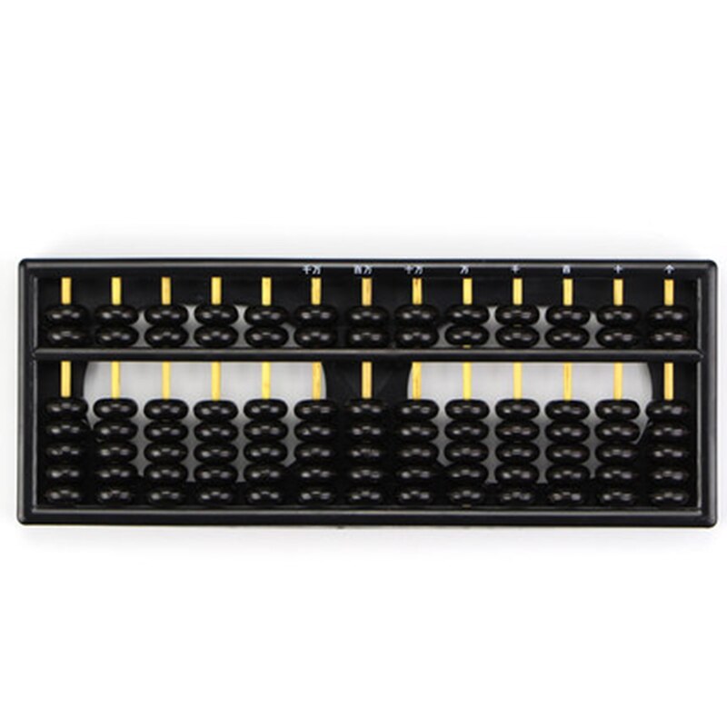 Chinesische Abacus Arithmetik Soroban 13 Ziffern Kinder Math spielzeug Berechnung Werkzeug Chinesischen Abacus Spielzeug Soroban Japanischen Abacus Soroban: Black