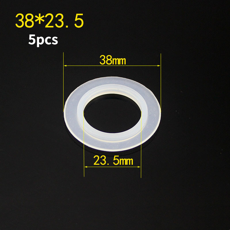 Bague d'étanchéité de vidange en Silicone, joint Anti-fuite, joint de remplacement pour baignoire, évier, bouchon Pop-Up, joint de rondelle, accessoires de bain: Noir Nickel