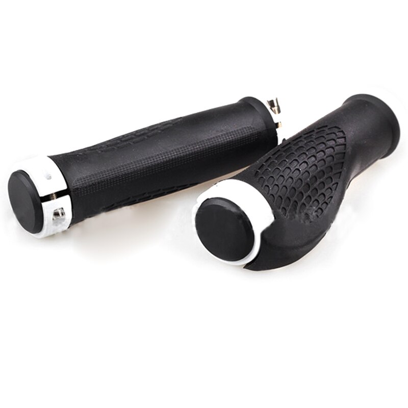 2pcs Ergonomic MTB Road Bicycle Grips Cycling Skid-Proof Grips Anti-Skid Rubber Mountain Bike Lock On Bicycle Handlebars
