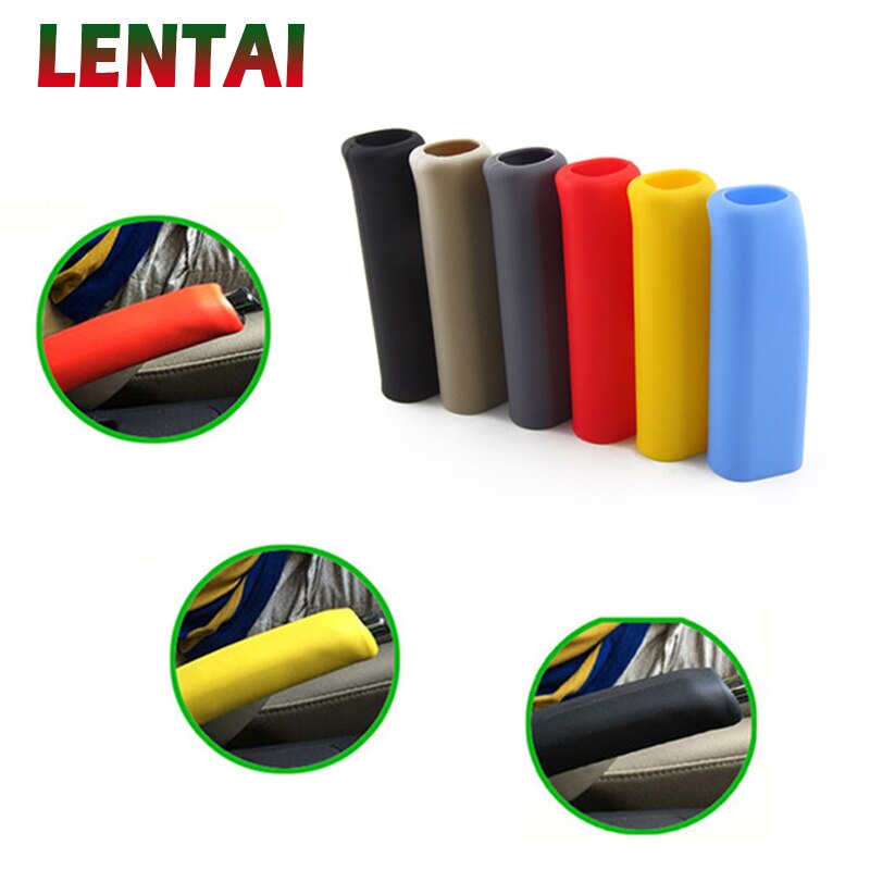 Lentai 1pc auto bil håndbrekk grep dekke til alfa romeo 159 fiat 500 citroen renault støvkost megane 2 logan captur