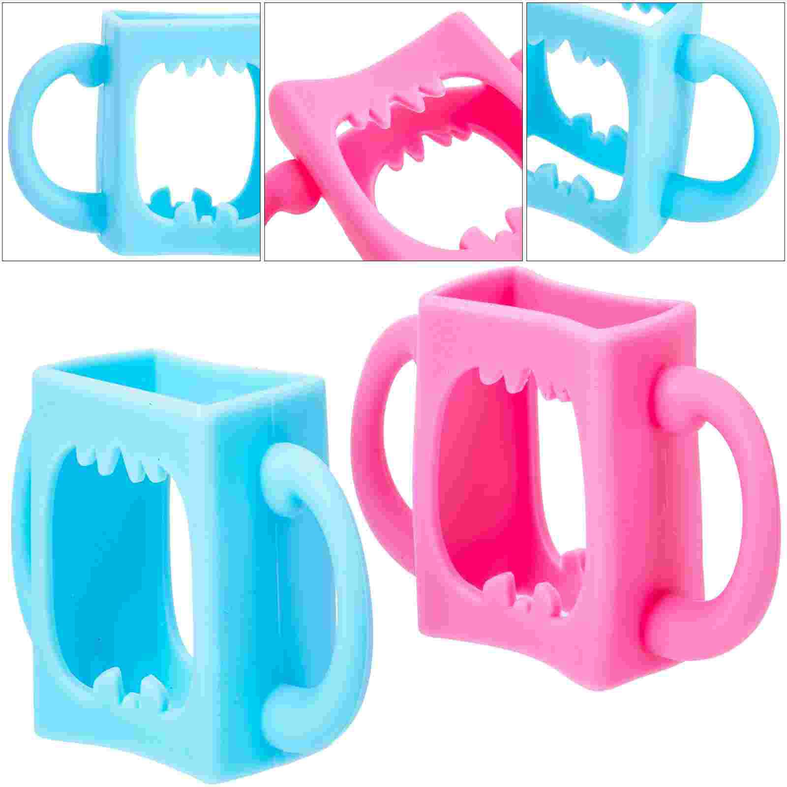 4 stücke Tasse Griff Kleinkind Baby Flasche Griffe Baby Ätherisches Flasche Halfter für Baby: Ursprünglich Titel