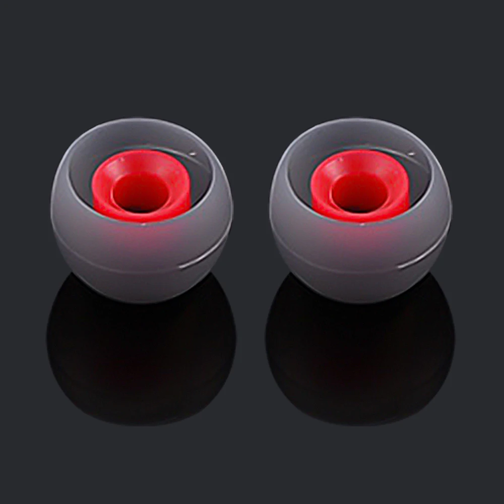 3/1 pares de almohadillas para auriculares, puntas para auriculares, almohadillas de silicona para auriculares L M S, cubiertas para auriculares internos, accesorios para auriculares: 2XS / CORAL
