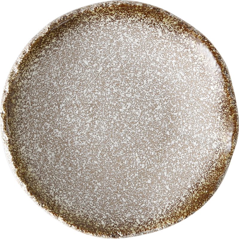 Japanese-style tableware ceramic antique rough pottery plate special-shaped plate vajillas صحون plates set slate plate