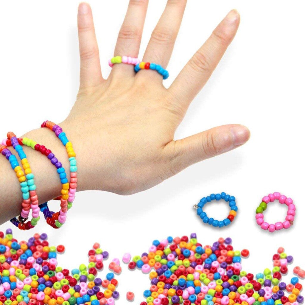 Mini crystal beads DIY bracelet art and jewelry making set #3684