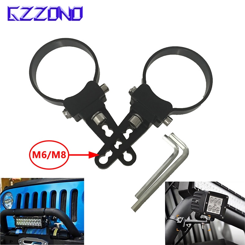 1", 1.25", 1.5", 1.75", 2", 2.5", 3" Mount Bracket Clamps, Aluminum Tube Bull/Roll Bar Mount Bracket Clamps Holder LED Car Truck Off Road Work Light( 1.25inch), Light Bars - Canada - View #3