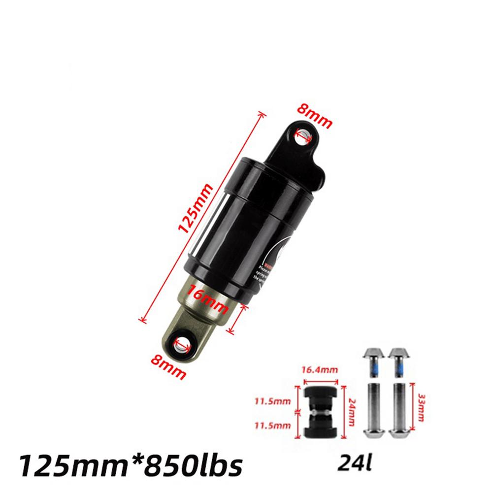 125/150/165/185mm Bicycle Hydraulic Spring Shock Absorbering Electric Vehicle Snowmobile Bike Cycling Parts