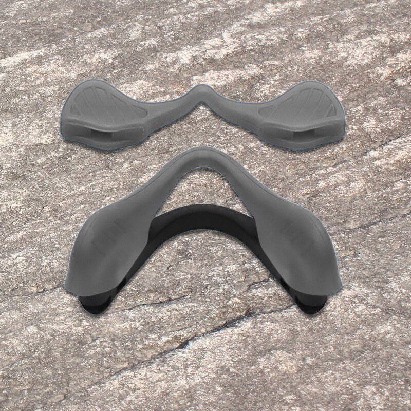 E.O.S Silicon Rubber Nose Pads for OAKLEY SI M Frame 2.0/SI Ballistic M Frame 2.0/Industrial M Frame 2.0 Sunglass Multi-Options: Gray