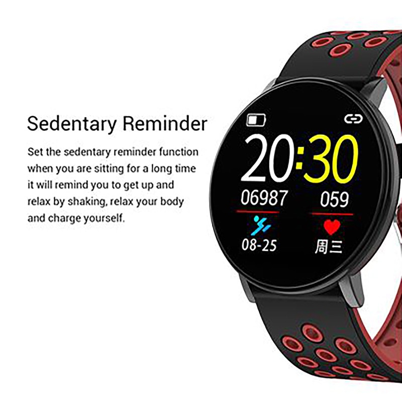 Full -w8 smart watch  ip67 vattentät smartwatch puls blodtryck fitness tracker smart armband armband
