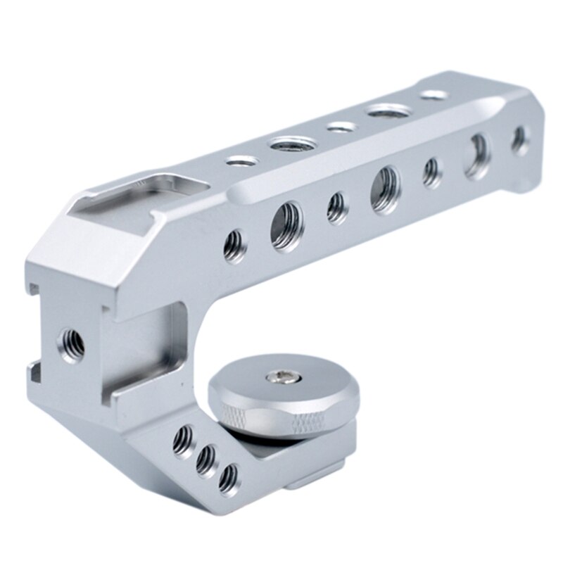 Kamera Griff Griff, Universal- DSLR Kamera Anlage Hand Griff Kamera oben Griff mit 3 Kalten Schuh 1/4 Zoll 3/8 zoll Gewinde Löcher