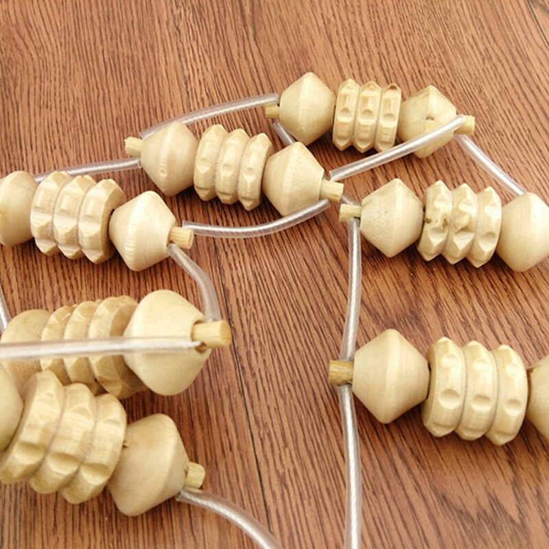 Narzędzia robić masażu pleców terapia drewnem ręczny masażer naturalnie drewniane koło talia pielęgnacja wałek robić pielęgnacji ciała zdrowie zrelaksować się Masagers