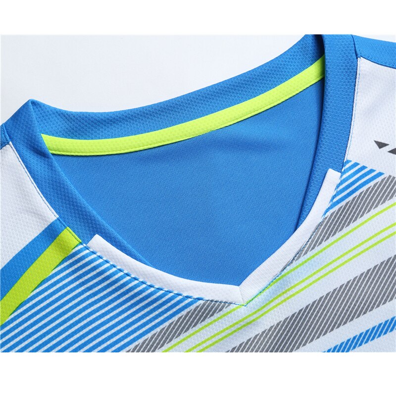 Badminton Shirt Men/Women - Quick Dry Breathable Polyester T-Shirt - Tennis Wear - TIAN YU JIAN LONG 3076A