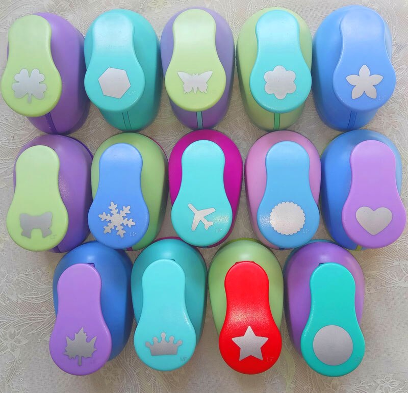 35mm freeship circle punch Embossing device paper cutter crafts scrapbook kid child craft tool hole punches cortador de papel