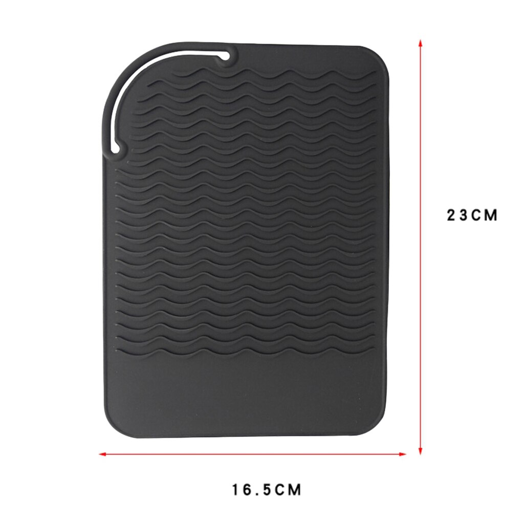 Hair Irons Hair Straightener Heat Proof Mat Hair Drier Non-Slip Pad Large Silicone Heat Proof Mat Soft Heat-resistant Mat