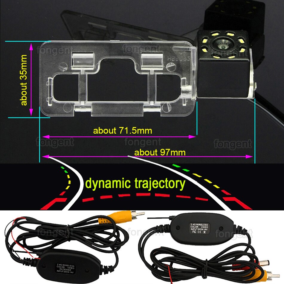 For Geely Emgrand EC7 EC718 Sedan Chinese Car Rear View Back off up Reverse Parking wireless Vehicle Camera