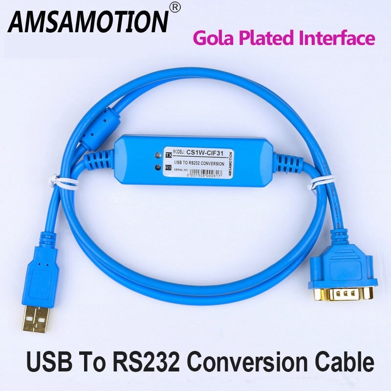 CS1W-CIF31 USB Switch Serial Port RS232 Industry Cable With Assurance USB-CIF31 USB-RS232: Gold Plated Version