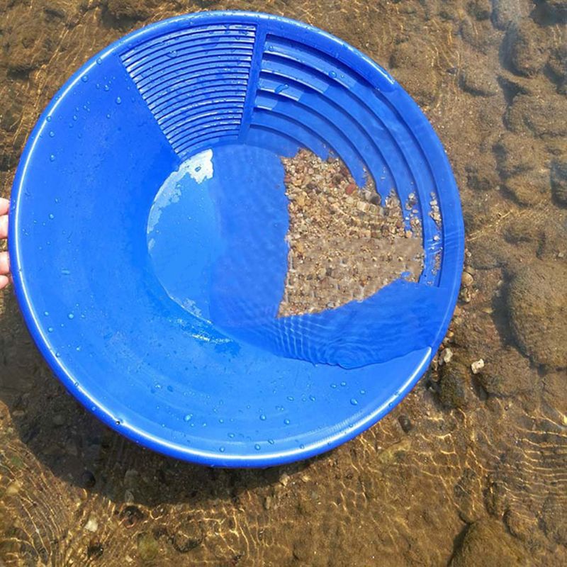 15 " plastic goudpan goudbekken voor zand modder minerale verwerking goudkoorts gereedschap
