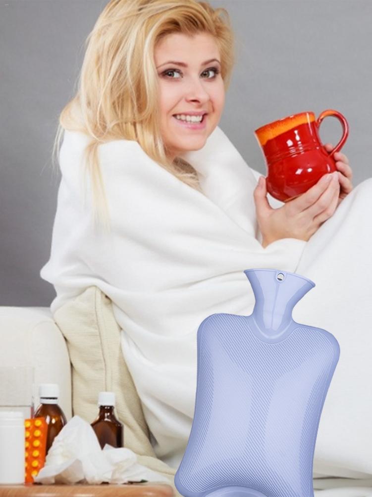 Rubber Water Bag Classic Rubber Water Bottle Hand Warmer For Stomach Student Rubber Water Bag 1500ml