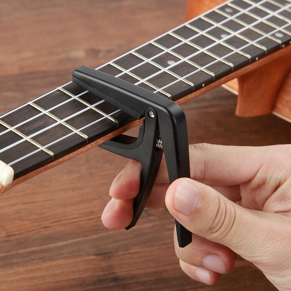 1 Pc Ukulele Capo Ukulele Tuner Capo Clamp Quick Clip Plastic Guitar Musical Instrument Accessory