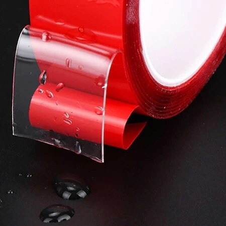 SUPER STRONG DOUBLE SIDED TRANSPARENT SILICONE BAND 18mm * 2metre 4 Pcs