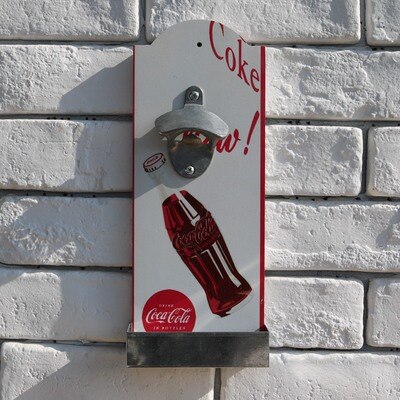 Bar Wall Decoration American Country Style Retro Bar Restaurant Beer Bottle Openers Wooden Wall Hanging Opener Crafts: Purple