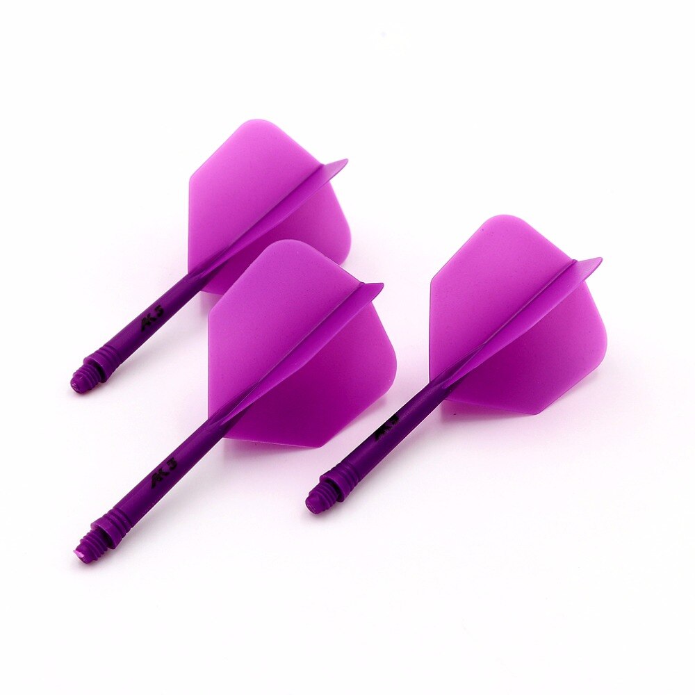 GOAT - Air Violet No6 Flights Medium, 3 Flights en Plastique avec Shaft, Accessoires Dart GOAT - Air Violet No6 Flights Medium, 3 Flights en Plastique avec Shaft, Accessoires Dart