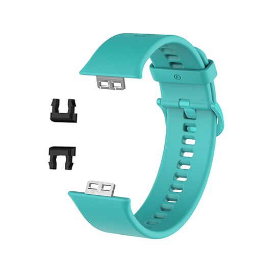 Polsband Voor Huawei Horloge Fit TIA-B09 Model Smart Horloge Accessoires Armband Strap Voor Huawei Fit Lus Verstelbare Polsband: Blue green
