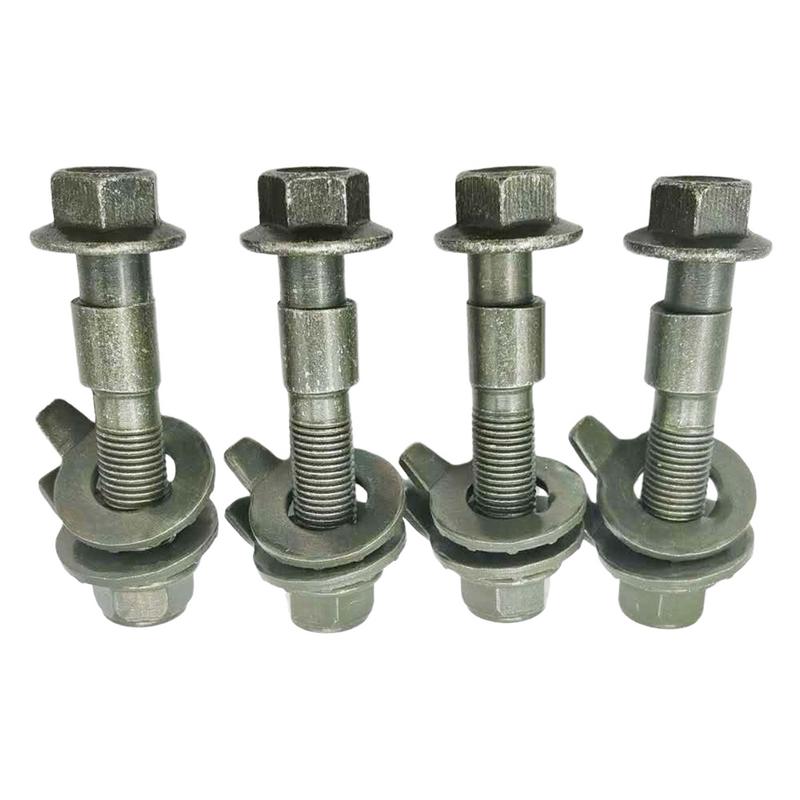 Wheel Camber Bolts Car Wheel Alignment Screw 4X Wheel Camber Bolts Camber Eccentric Screw Adjustable Camber Bolt Kit For Car