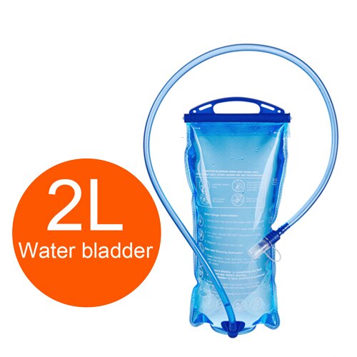 Water Bladder Bag Water Reservoir Hydration Pack 1.5L 2L 3L Leak-proof Water Storage Bag BPA Free Hydration Running Bladder: 2L B