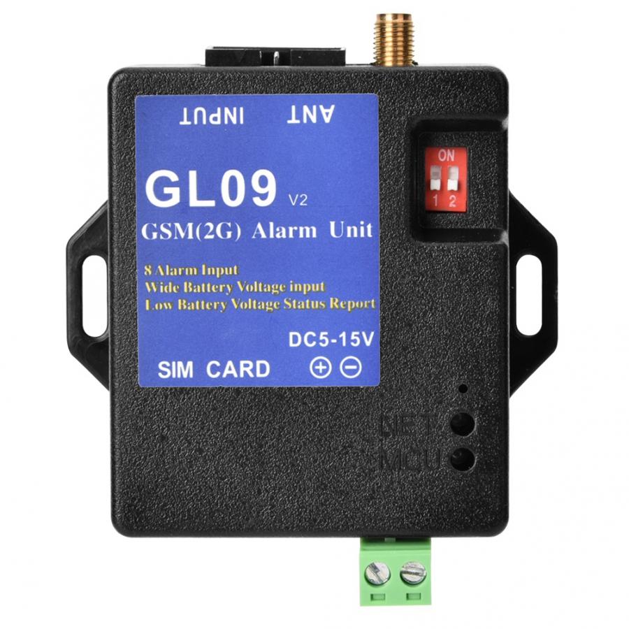 Gsm larm/gsm  gl09 8 kanals batteridriven appkontroll gsm larmsystem sms varning säkerhetssystem
