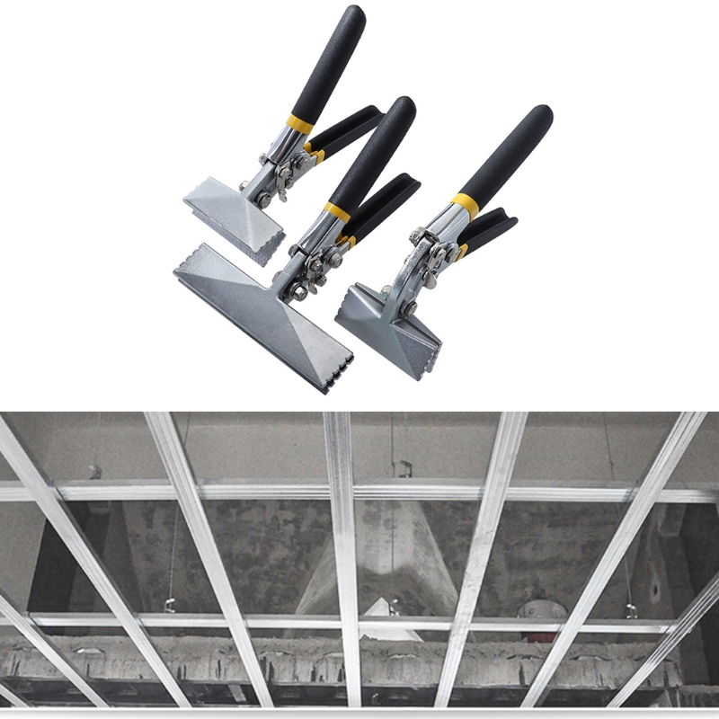 Sheet Metal Bending Pliers Hand Seamer Wide Jaw Straight 80mm/150mm Elbow 80mm